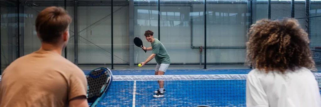 Padel Game Teamwork 