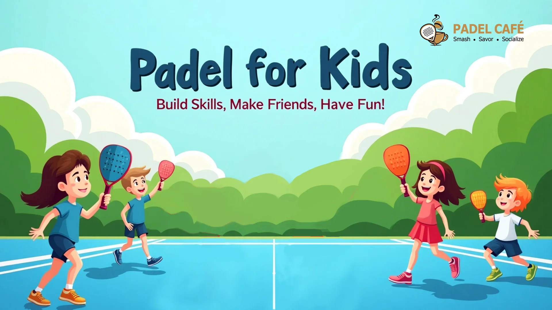 Padel for Kids – Build Skills, Make Friends, Have Fun!