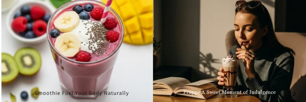 Frappes vs Smoothies - The Purpose