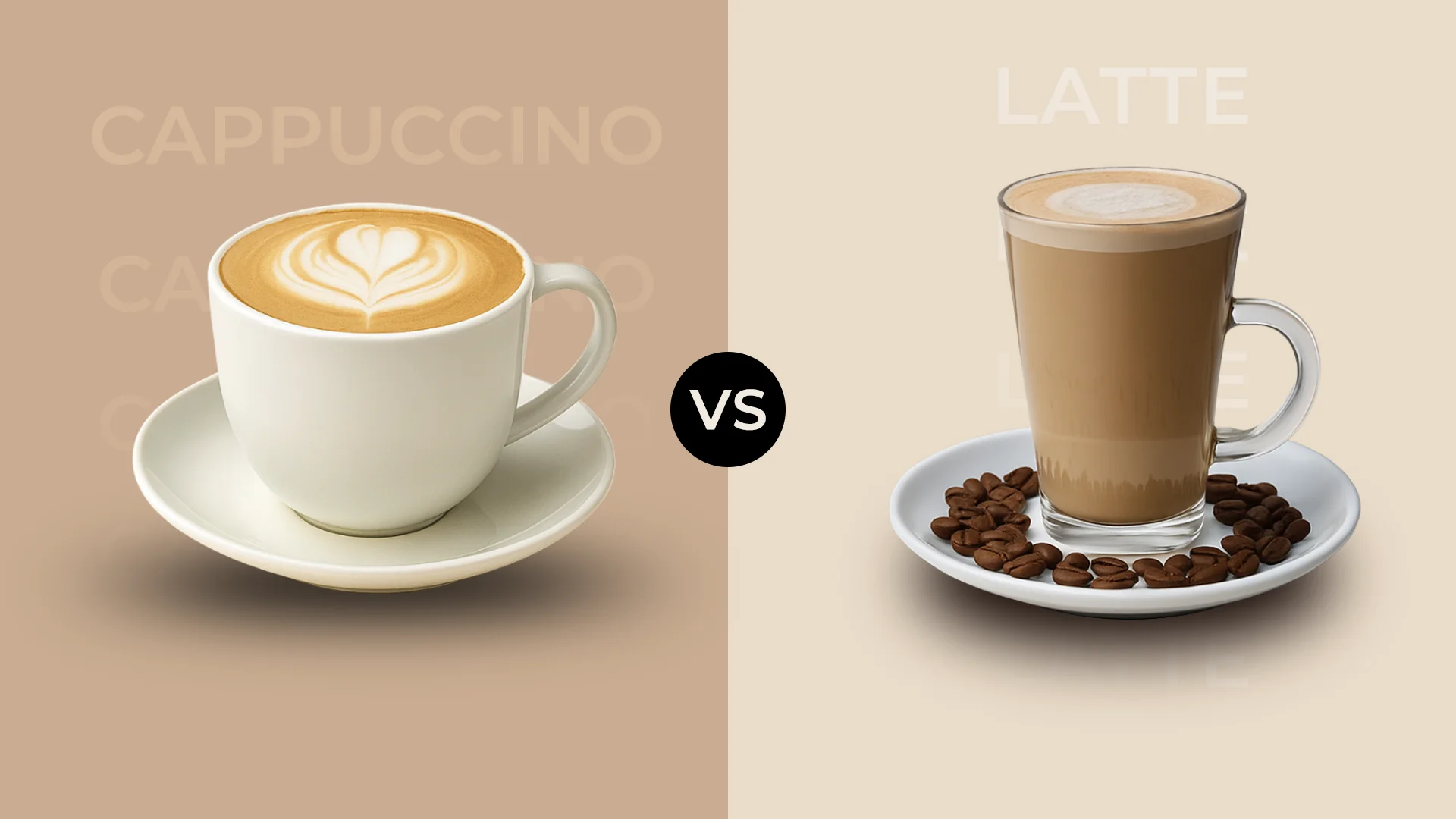 Cappuccino vs Latte