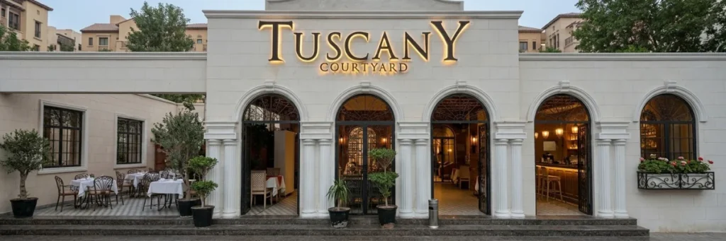 Birthday Restaurant - Tuscany Courtyard