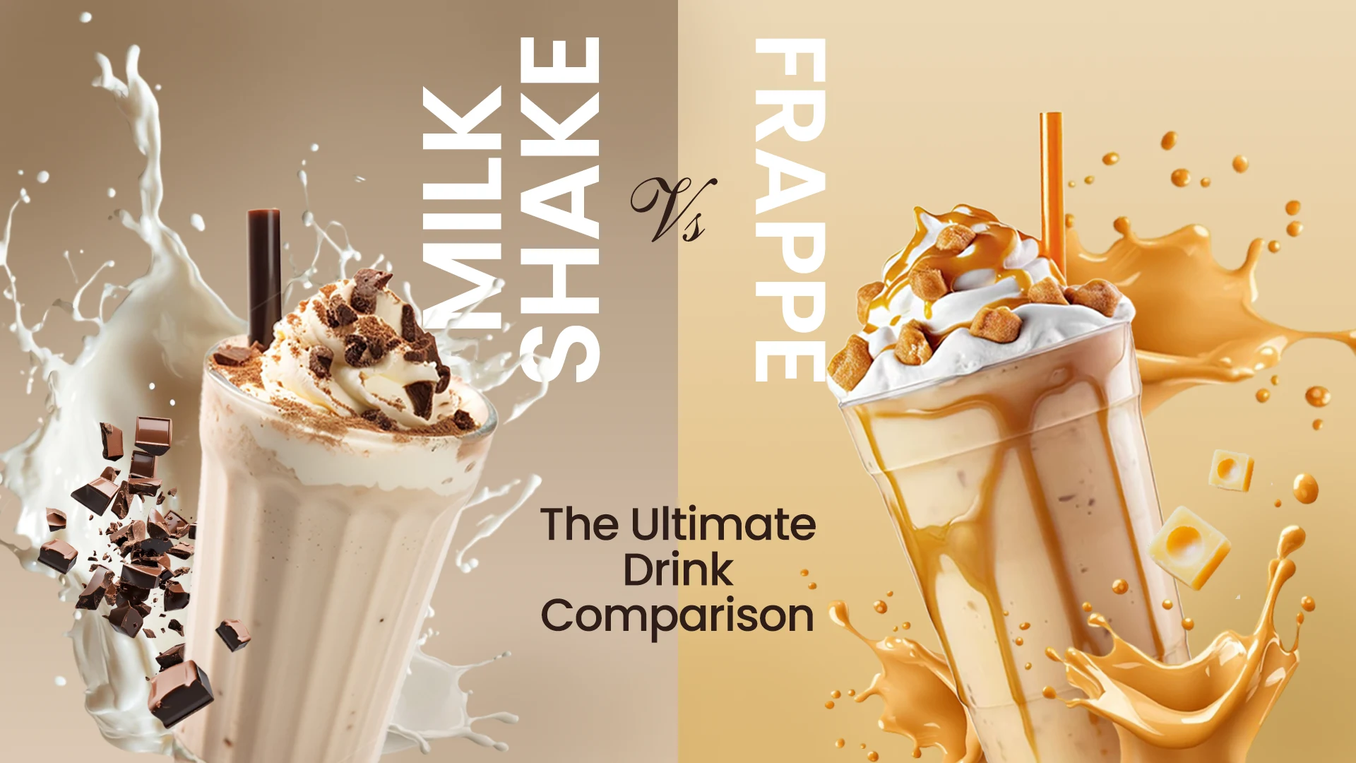 Frappe vs Milkshake
