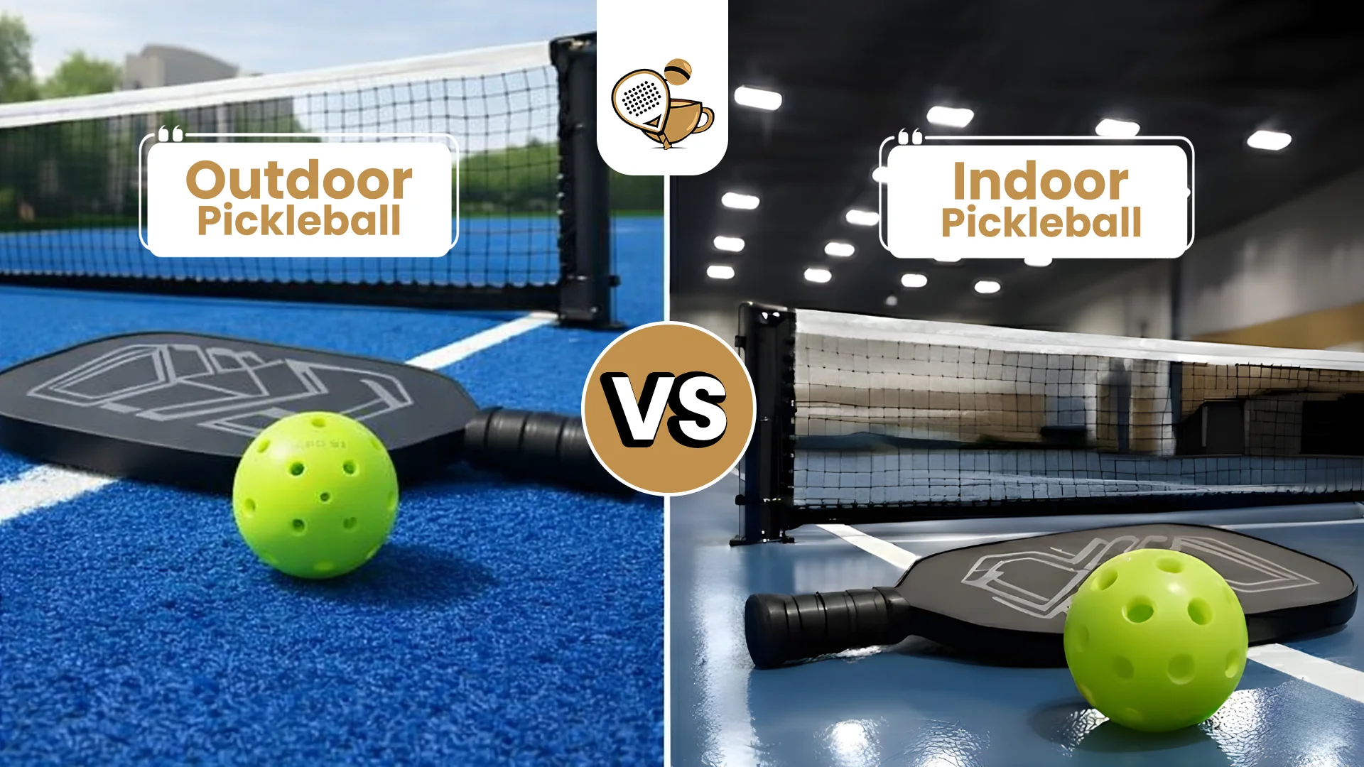 Outdoor vs Indoor Pickleballs
