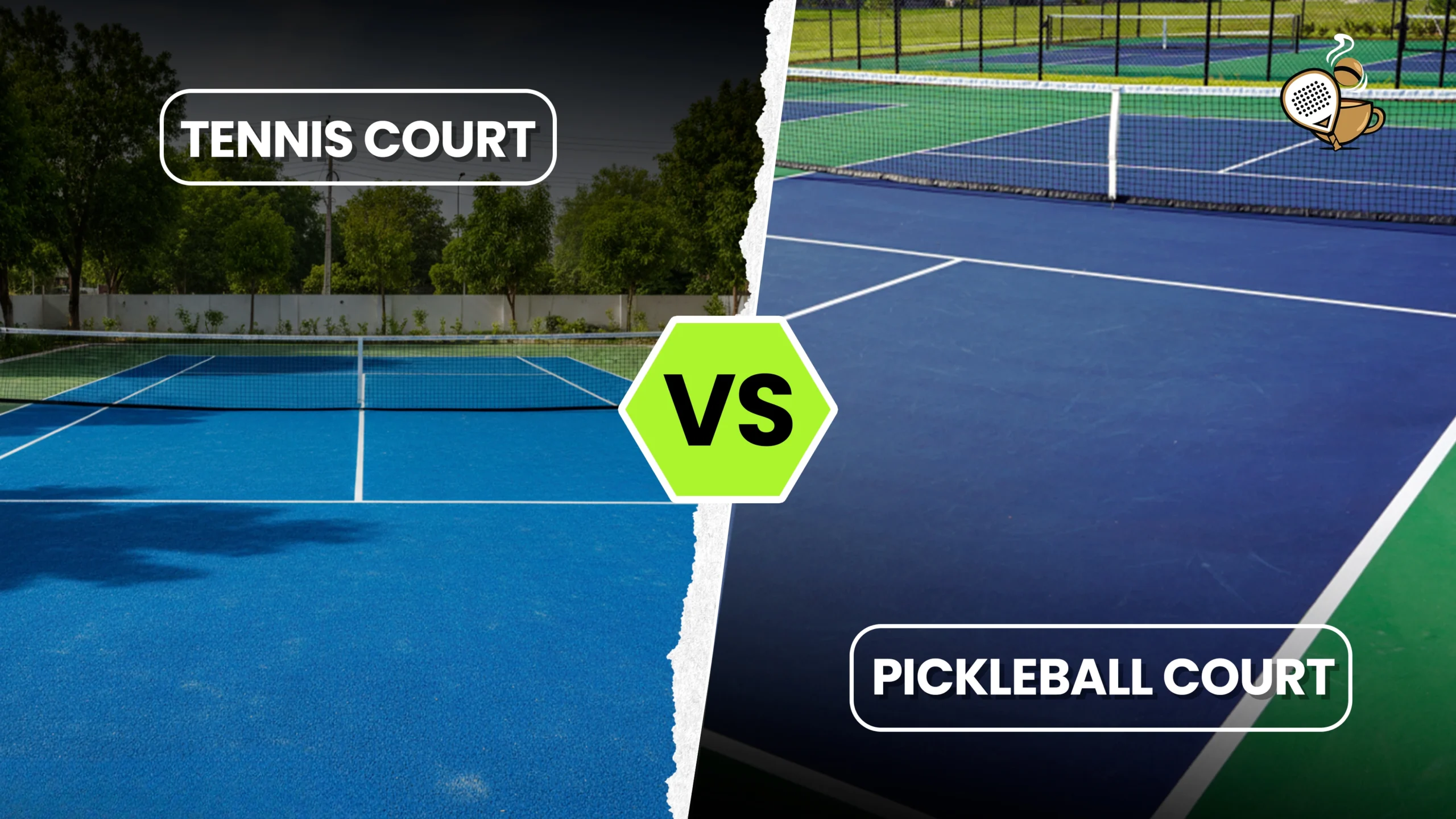 Tennis Court vs Pickleball Court
