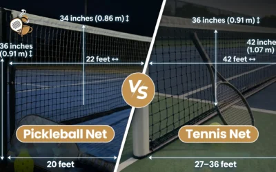 Pickleball Net vs Tennis Net: Height, Size & Setup Compared