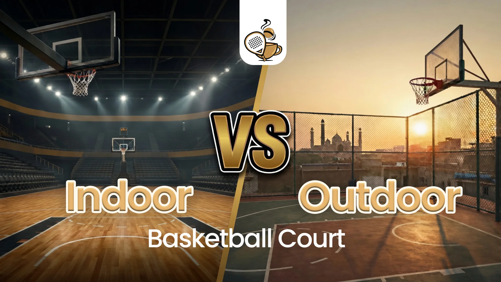 Indoor vs Outdoor Basketball Court