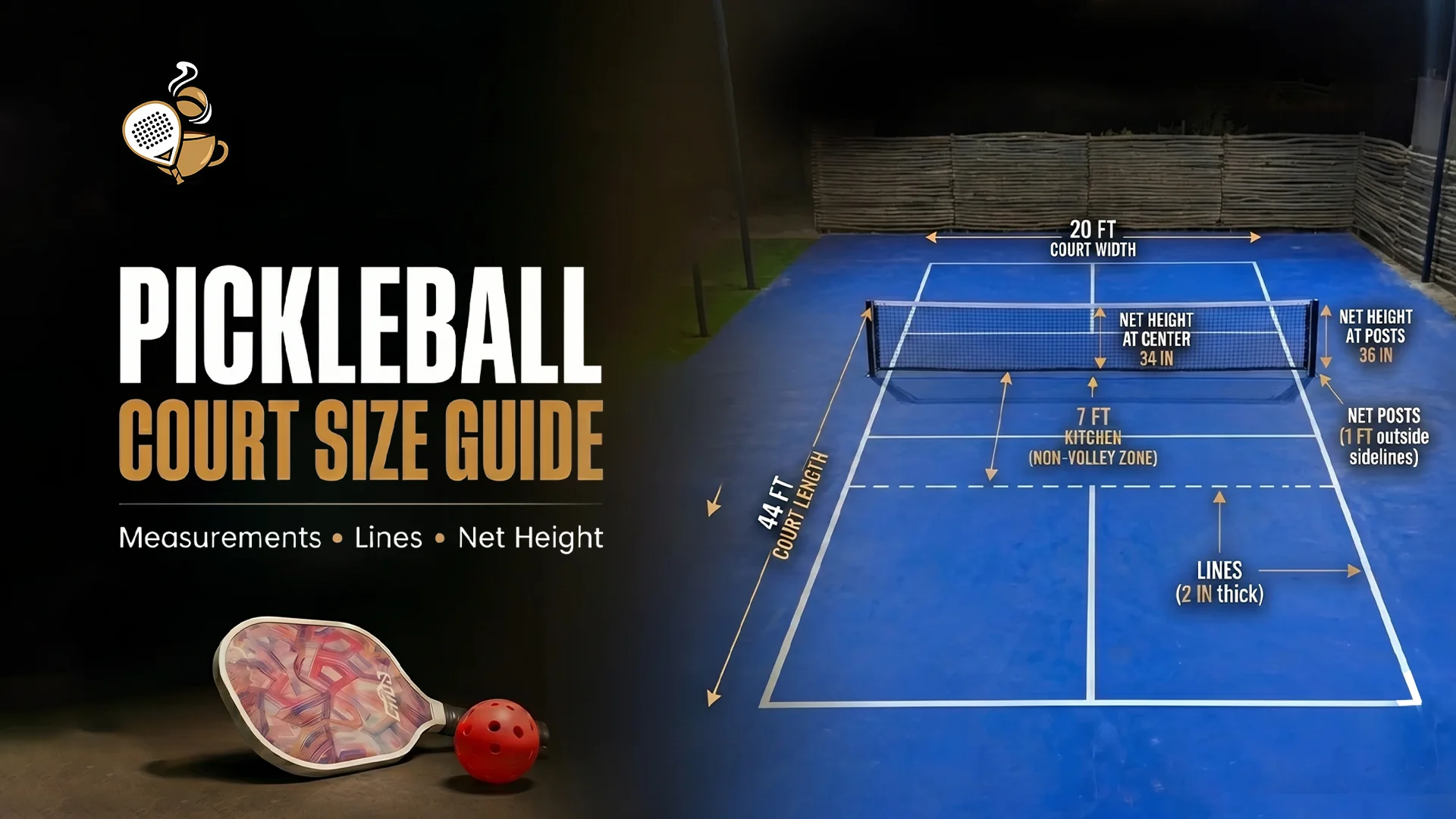 Pickleball Court Size Guide Pickleball Court Size Guide