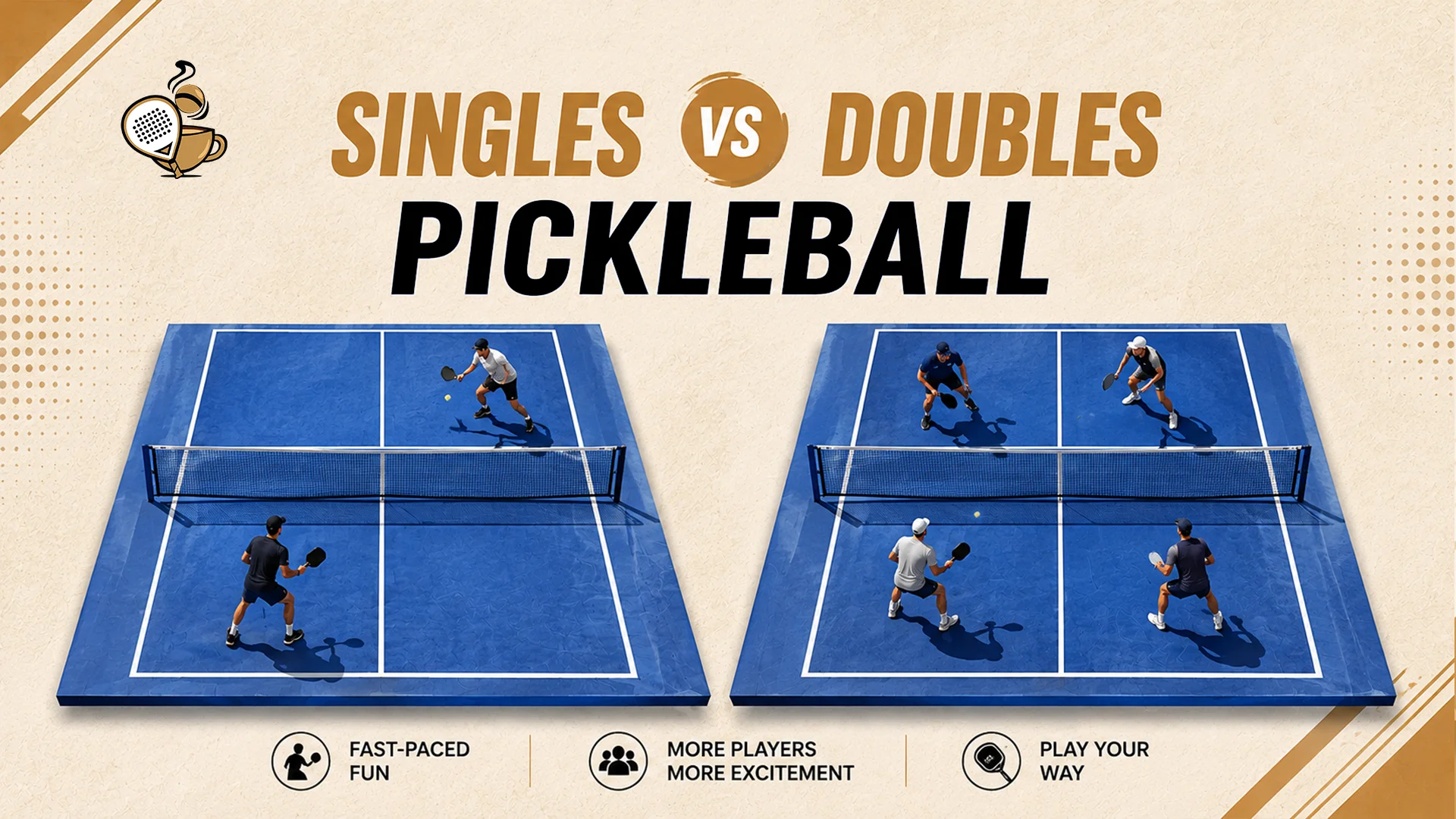 Singles vs Doubles Pickleball