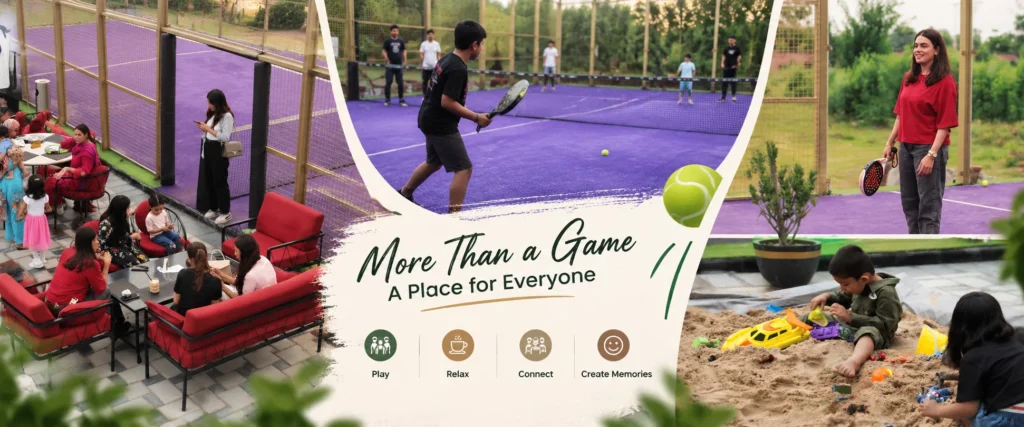 best Family Entertainment place in Lahore is Padel Cafe