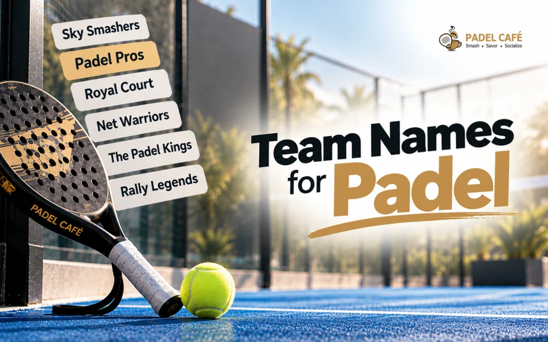 Team Names for Padel: 100+ Creative, Funny and Unique Ideas (2026)