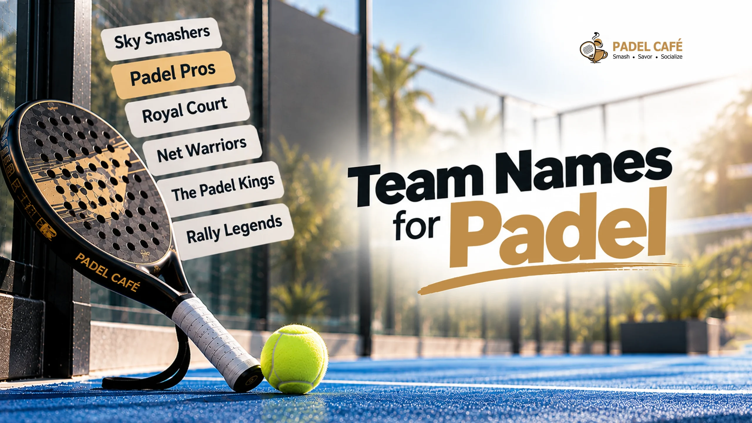 Padel Team Names Padel Team Names